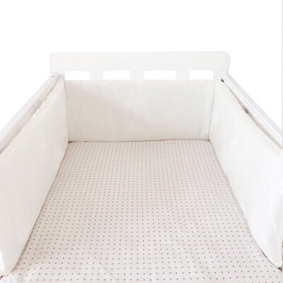 Print Baby Bed Bumper Double-faced Detachable Newborn Crib A