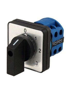 Single Off 4 Postions Changeover Control Rotary Cam Switch 2