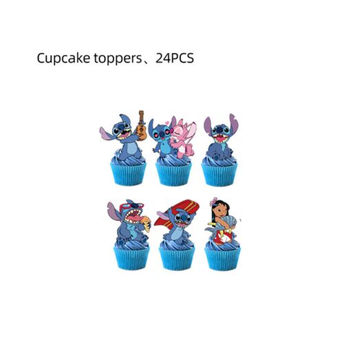 Lilo & Stitch Cake Toppers Cartoon Stitch Happy Birthday