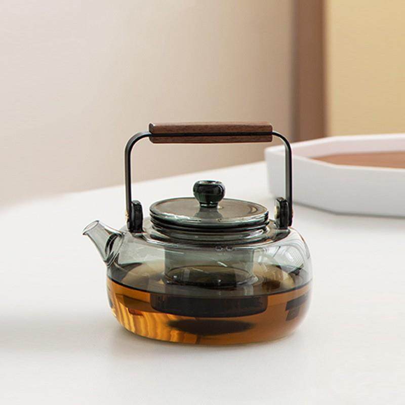 日式煮茶壶家用办公室实木提梁新款玻璃煮茶器茶具泡茶壶,鲜花速递/花卉仿真/绿植园艺,割草机/草坪机,淘宝优惠券,粉丝福利购,淘宝优惠卷
