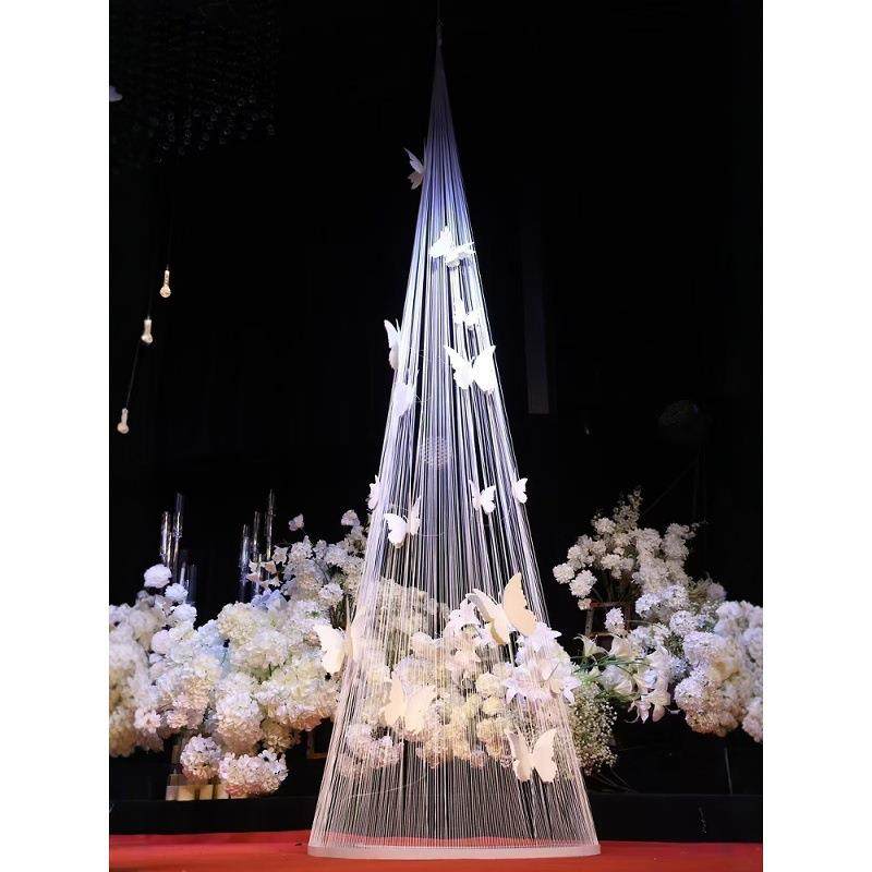 新款拉线帘造型固定成品婚庆流苏线帘婚礼舞台背景装饰吊顶蝴蝶帘,鲜花速递/花卉仿真/绿植园艺,割草机/草坪机,淘宝优惠券,粉丝福利购,淘宝优惠卷