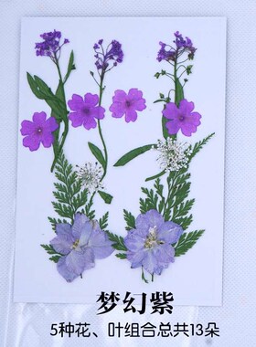 Dried Flower Baffle  Material Bag Face Embossed Photo Leaf P