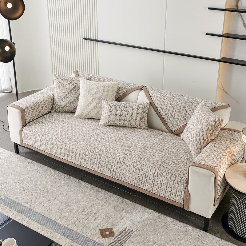 夏季雪尼尔沙发垫四季通用202新款防滑三座一贵妃坐垫罩盖布巾,居家布艺,沙发垫,淘宝优惠券,粉丝福利购,淘宝优惠卷