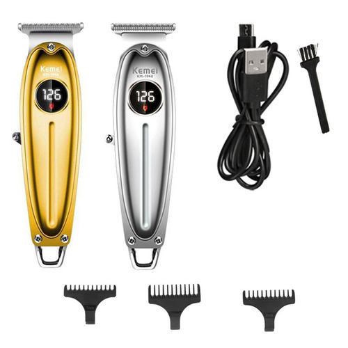 full metal professional hair trimmer for men lithium recharg
