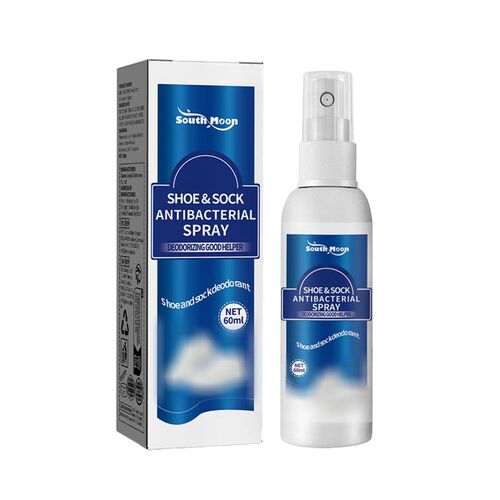 South Moon Shoe and Sock Deodorizing Spray - Cleans, Elimina