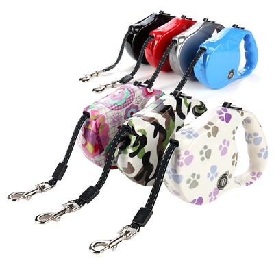 Strong Nylon Dog Lead Extending Puppy Pet Walking Leads Auto