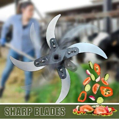 Mower Cutter Adjustable Diameter Vegetable Shredder Remover