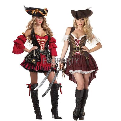 2023 Carnival Halloween Caribbean Pirates Costume Captain Hu
