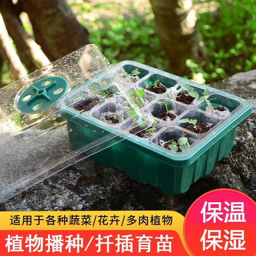 Wholesale 12-cell Seedling Trays for Plant Propagation, Suit
