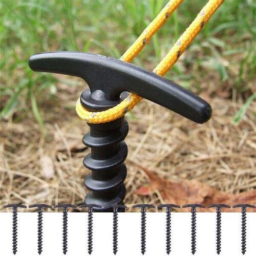 10pcs/set Windproof Fixed Ground Nails Camping Ground Nails