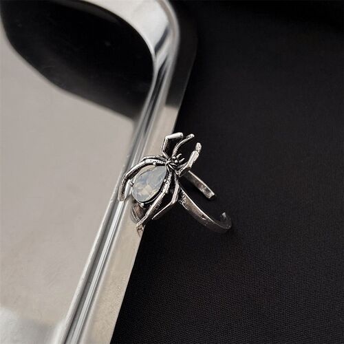Gothic Punk Spider Rings For Women Men Vintage Insect Animal