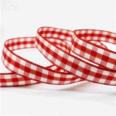 5yards 10MM Plaid Ribbon Christmas Plaid Ribbon For Hair Bow