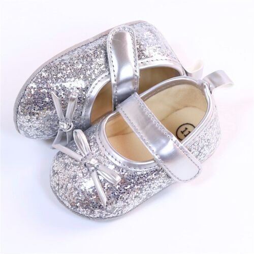 Baby Flat Shoes Sequined Bow Baby Front Shoes Princess Style