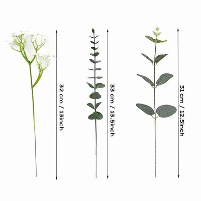 10/15pcs Artificial Flowers Baby Breath Flower Fake