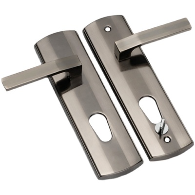 老式春天铸诚防盗门门把手 保德安新九型 锁具配件 新9型面板拉手