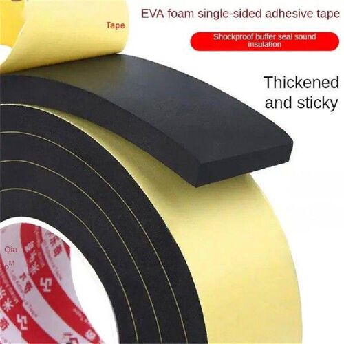 Black/White Rubber Sponge Door Window Seal Strip Waterproof
