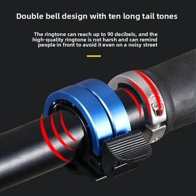 1pc Invisible Handlebar Mounted Bicycle Bell Horn Compact Sa