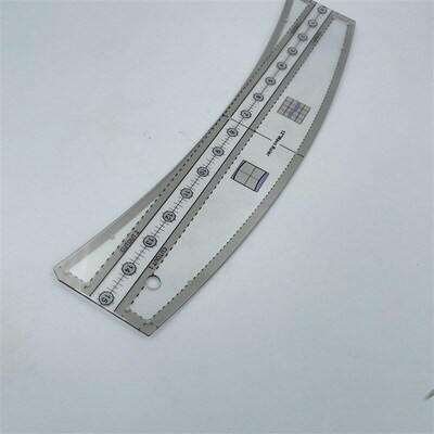 Wave Quilt Ruler Sewing Ruler Template Ruler
