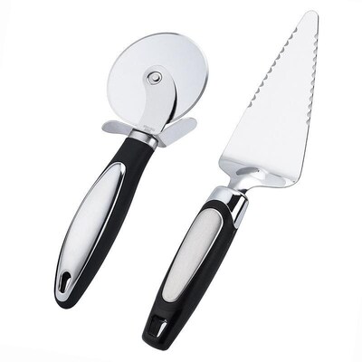 1Pc Stainless Steel Cake Shovel Serrated Edge Cake Server