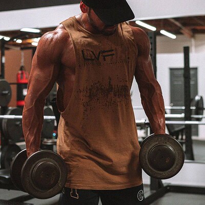 Mens Summer Gym Dry Quickly Tank Top Man Bodybuilding Cloth