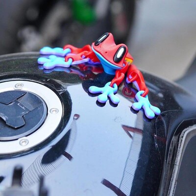 3D Printed Magnetic Frog Animals Figurines toy Magnets Decor