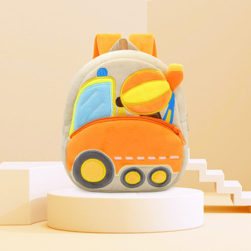 2-4 Years Engineering Vehicle Excavator Cartoon Car Kids Plu