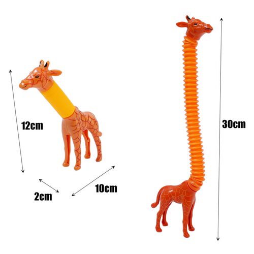 Creative Kids Adult Pop Giraffe Tube Sensory Toys Plastic Sr