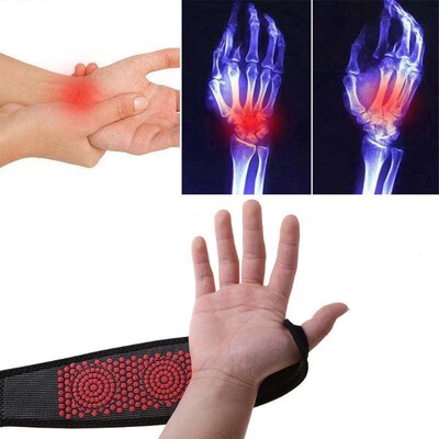 Magnetic Therapy Self-Heating Wrist Support Brace Wrap Heate