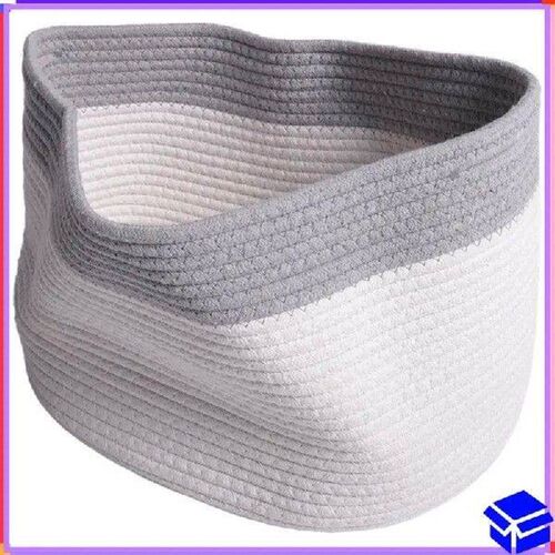 Reliable Cotton Rope Storage Baskets Bin Storage Square