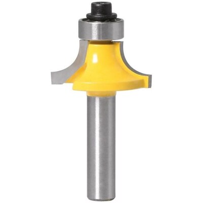 1/5PCS 8mm Shank Corner Round Over Router Bit with Bearing M