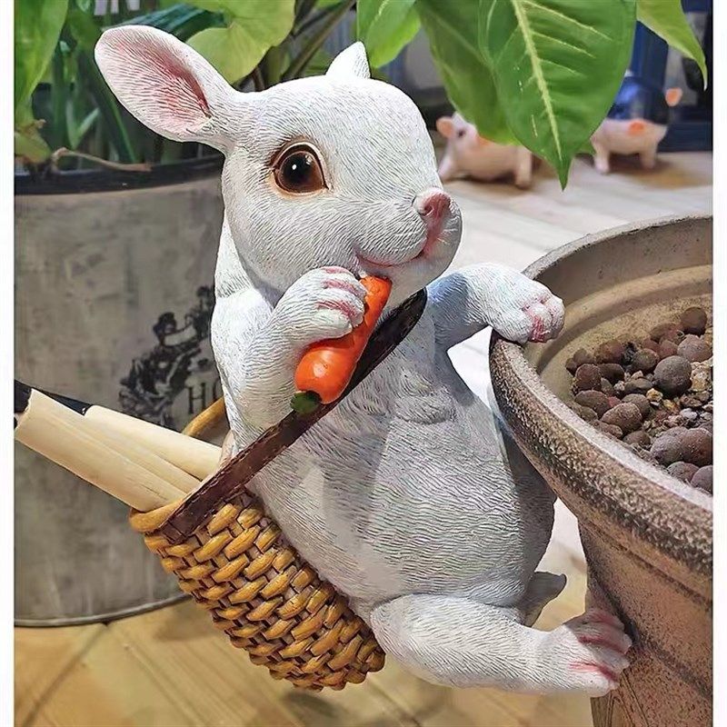 可爱超萌趴缸小动物庭院阳台花盆鱼池造景装饰品仿真动物树脂摆件,家居饰品,户外/庭院摆件,淘宝优惠券,粉丝福利购,淘宝优惠卷