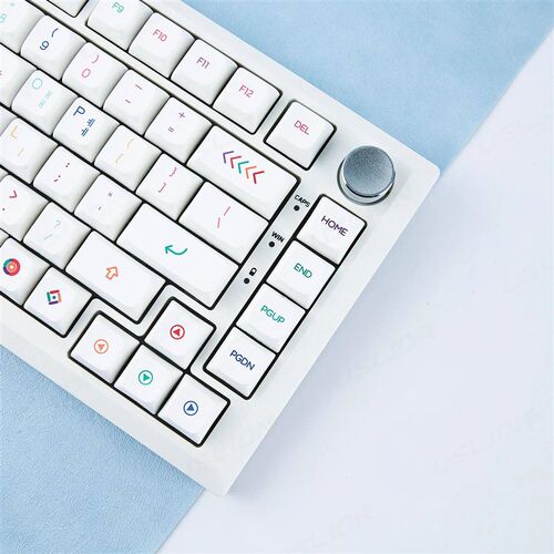 127Keys Korean PBT Keycap Neon Theme XDA Profile For Gaming