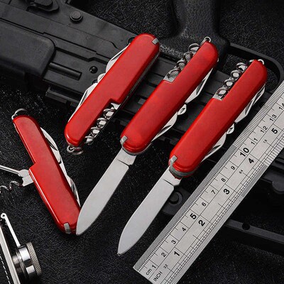 Multifunctional Folding Army Knife Portable Stainless Steel