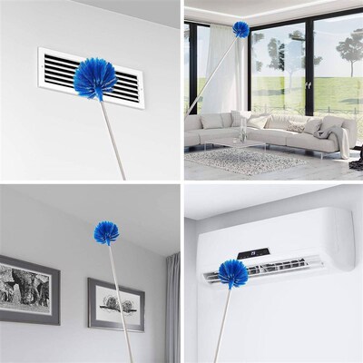 Cleaning dust broom, retractable and extendable duster