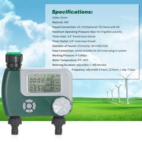 Water Timer Garden Sprinkler Automatic Watering Sprinkler Sy