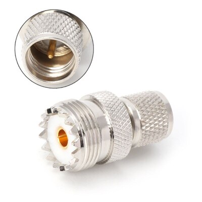 1PC Mini UHF Male To UHF Female Jack Straight RF Connector C