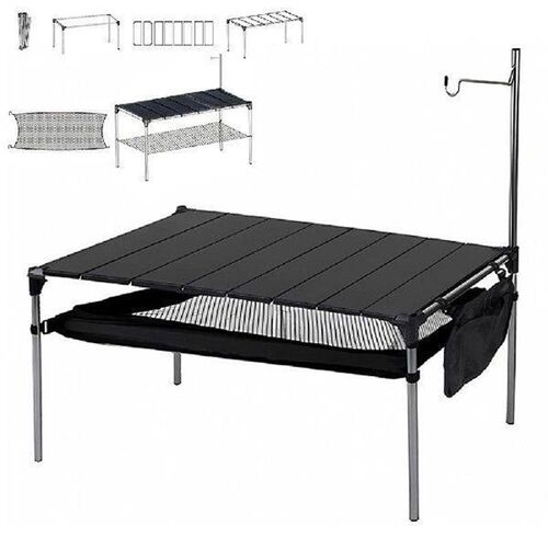 Outdoor Compact Folding Table Camping Aluminum Alloy Table
