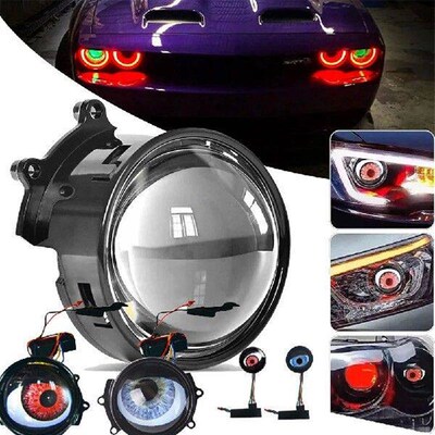 Cool Decoration Dynamic LED Car Headlights Devil Eye LED