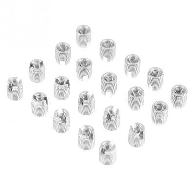 20Pcs M3x6mm Stainless Steel Threaded Insert Coiled Wire Hel