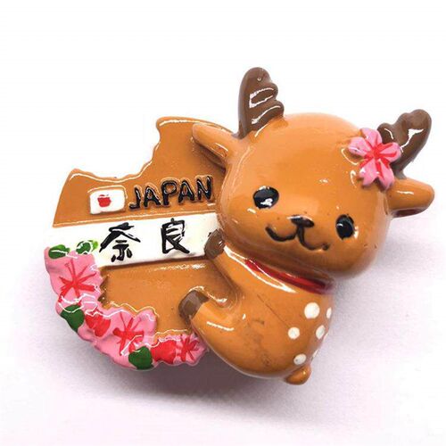 Cute creative cartoon animal fawn three-dimensional resin re