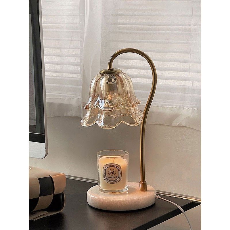 法式复古香薰融蜡灯创意铃兰卧室床头灯摆件可调光定时睡眠氛围灯,家居饰品,香薰融蜡灯,淘宝优惠券,粉丝福利购,淘宝优惠卷