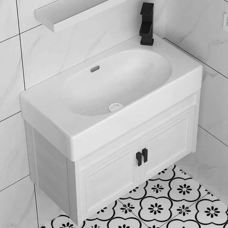 落地式窄长型浴室柜洗手盆小卫生间洗漱台侧面宽30右边龙头孔,家装主材,浴室柜组合,淘宝优惠券,粉丝福利购,淘宝优惠卷