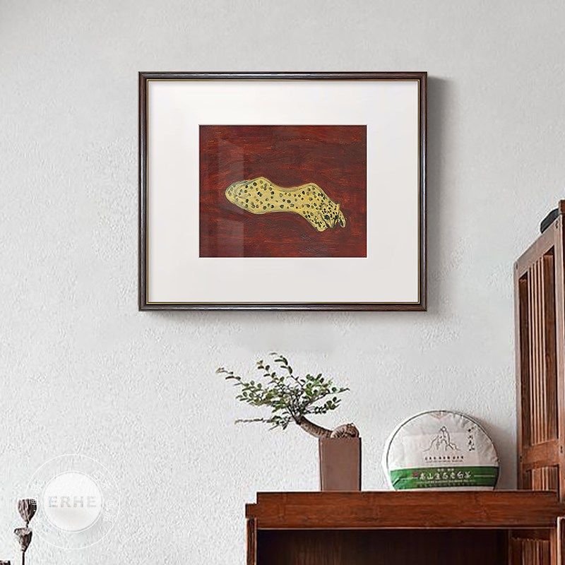 常玉复古小马装饰画金钱豹客厅玄关挂画中古风卧室餐厅小众壁画,家居饰品,现代装饰画,淘宝优惠券,粉丝福利购,淘宝优惠卷