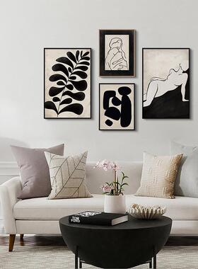 盈浩装饰QJY画挂仓高清级感客厅玄关画组合画联抽象多画