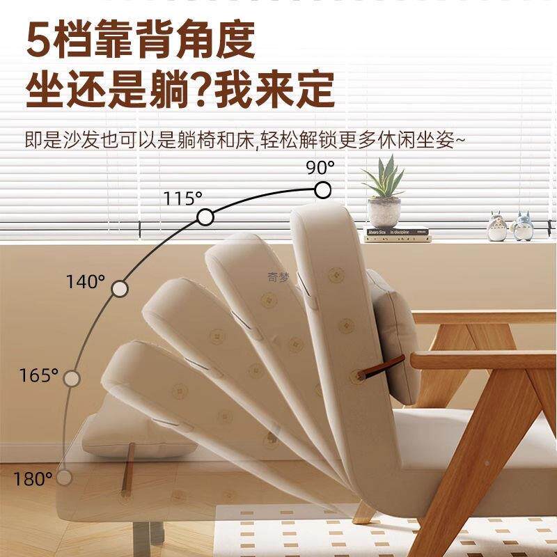折叠两用沙床小户型懒人折发-叠沙床单人双人厅伸缩发折叠沙发客