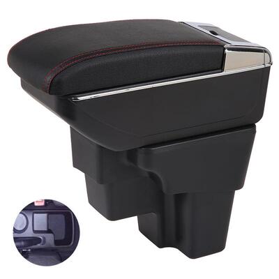 适用南美起亚2018-RIO汽车扶手箱KIA18款锐欧手扶箱配件改装储物