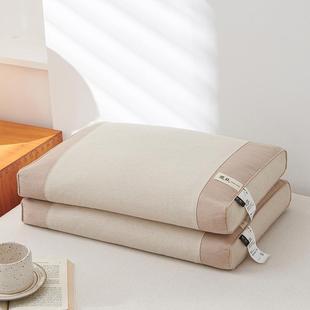 全棉磨毛质朴纯荞麦枕头枕芯护颈椎助睡眠枕芯整头单人家用护颈枕