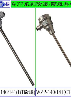 WZP-140 WZP2-141热电阻 防爆热电阻 ExdIIBT4隔爆 无固定装置