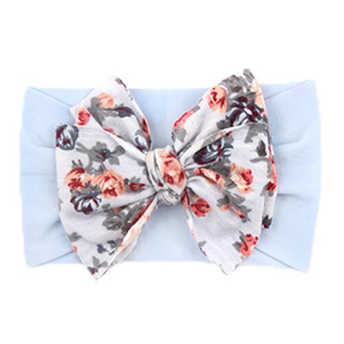 New Bohemia Elastic Printed Flower Kids Headband Newborn Inf