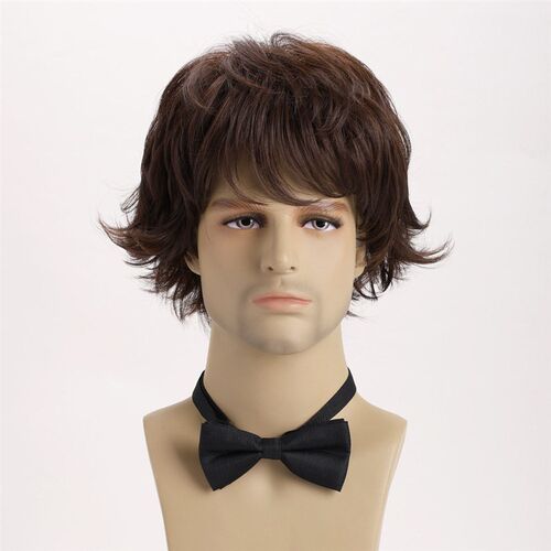 Mens Wig Synthetic Chemical Fiber Head Hood For Men, Fashio